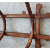 Curved wooden coat rack circa 1900
