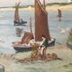 Tableau ancien marine Bretagne