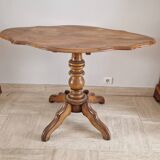 swivel pedestal table