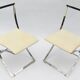 4 foldable chairs model "luisa" by marcello cuneo for mobel italia