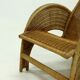 Mid Century Rattan Lounge Chair 1970s