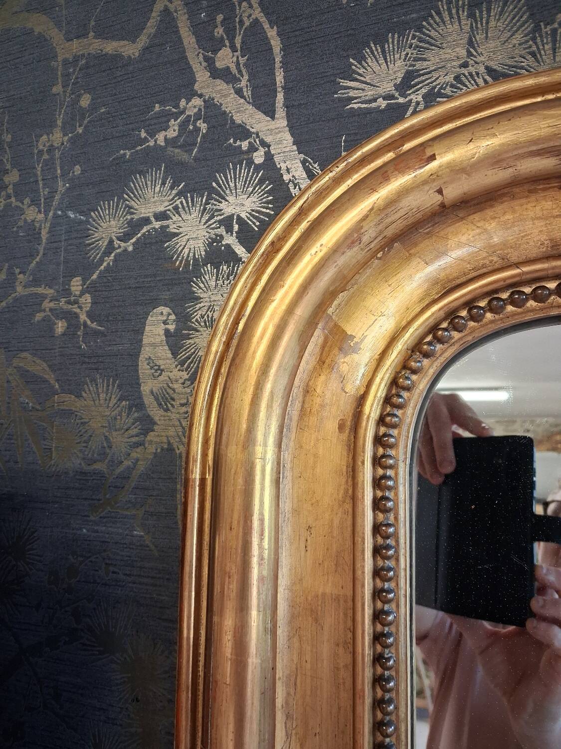 Louis Philippe period mirror 164 x 109