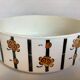 Large art deco badonviller salad bowl