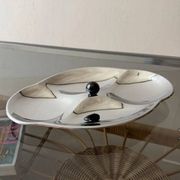 Swedish chrome serving dish 1960s
