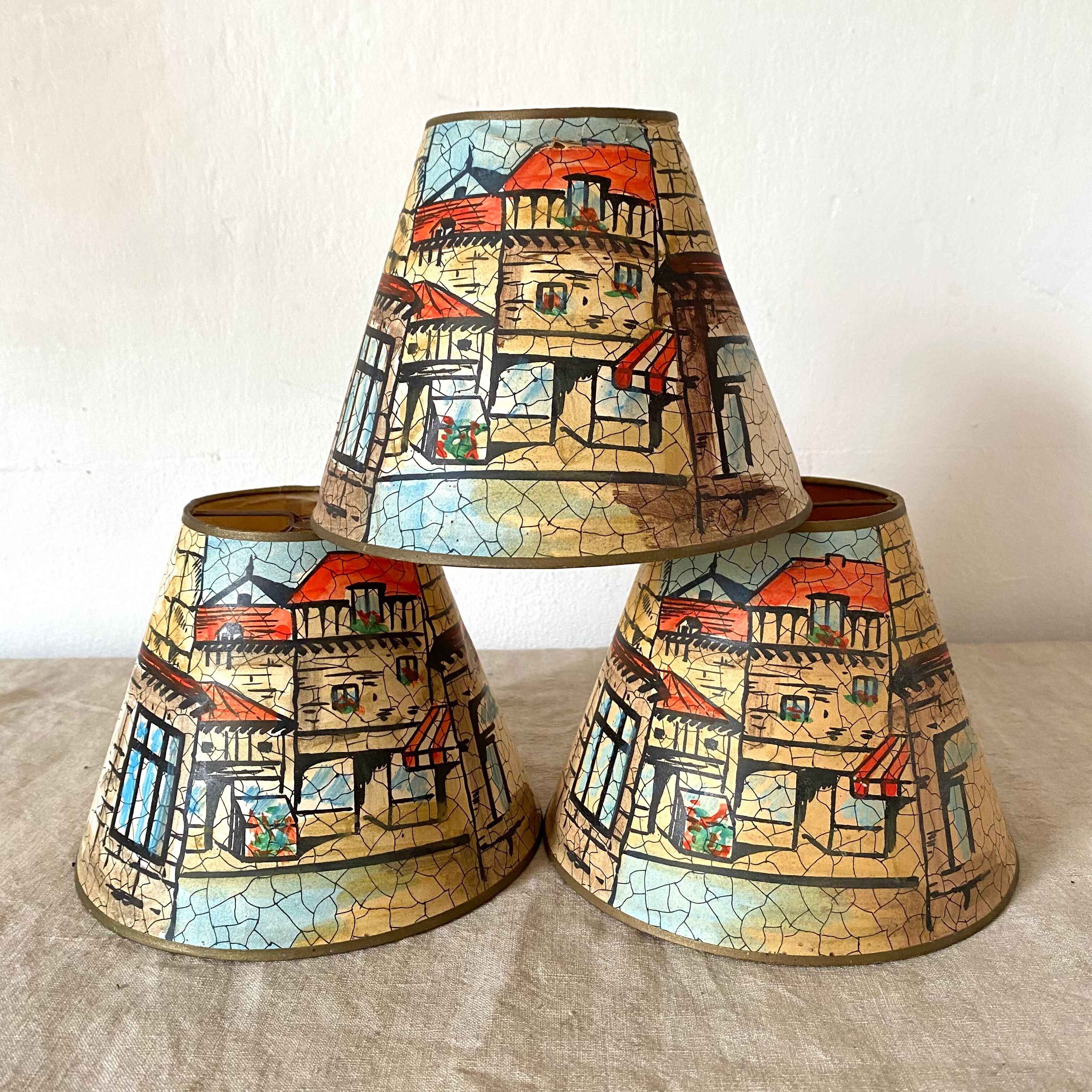 Antique offal hand-painted décor