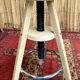 High screw tabout with a metal foot rest