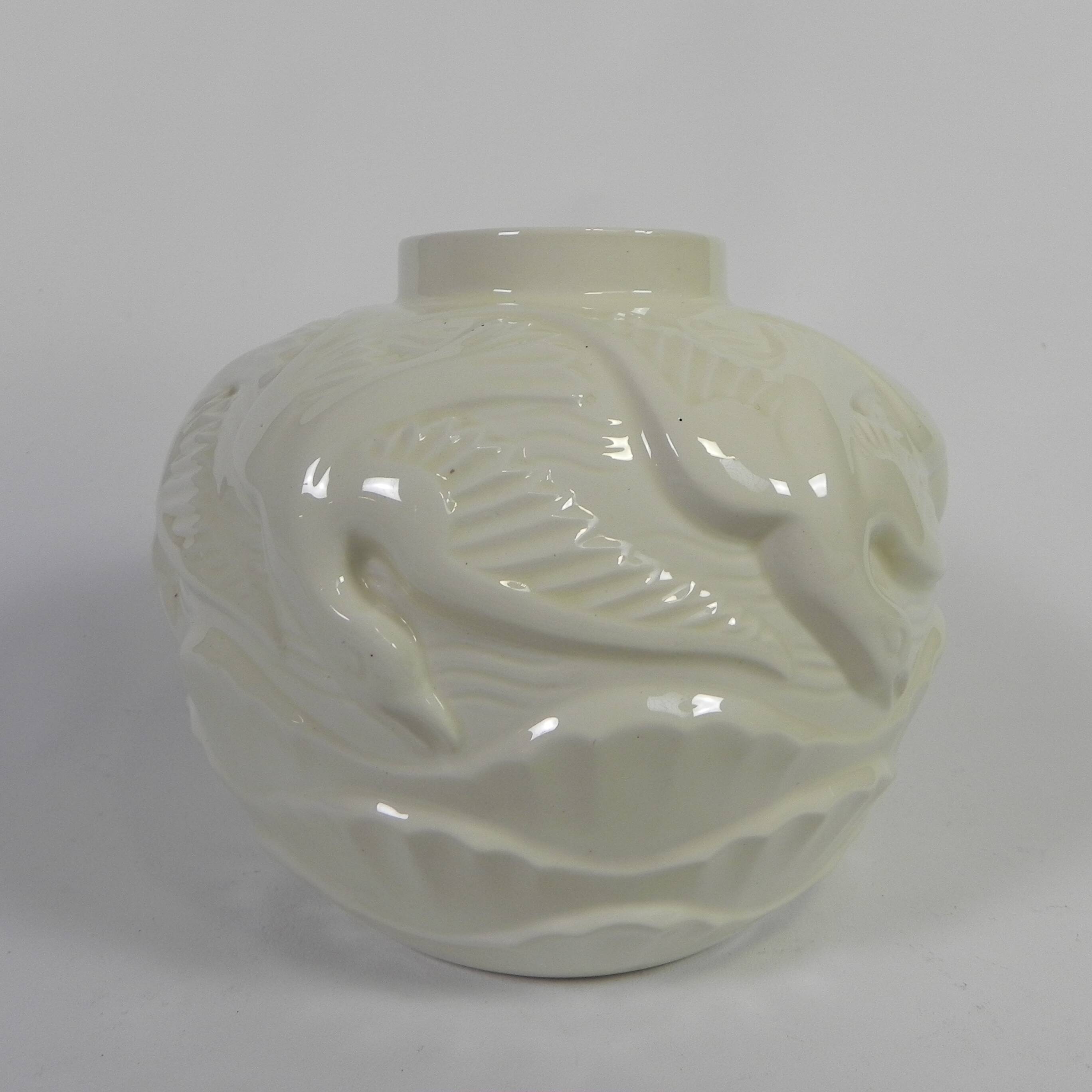 Art Deco vase Les Mouettes by Charles Catteau, 1930s
