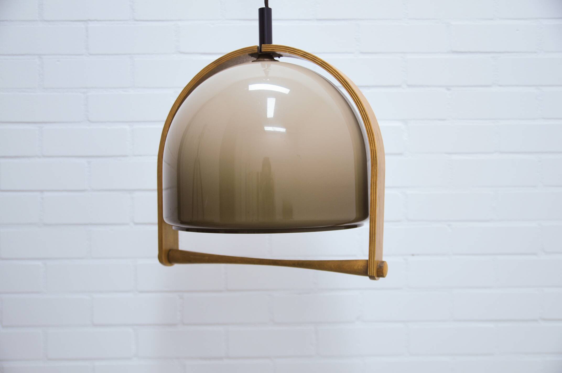 Vintage space age pendant lamp temde leuchten