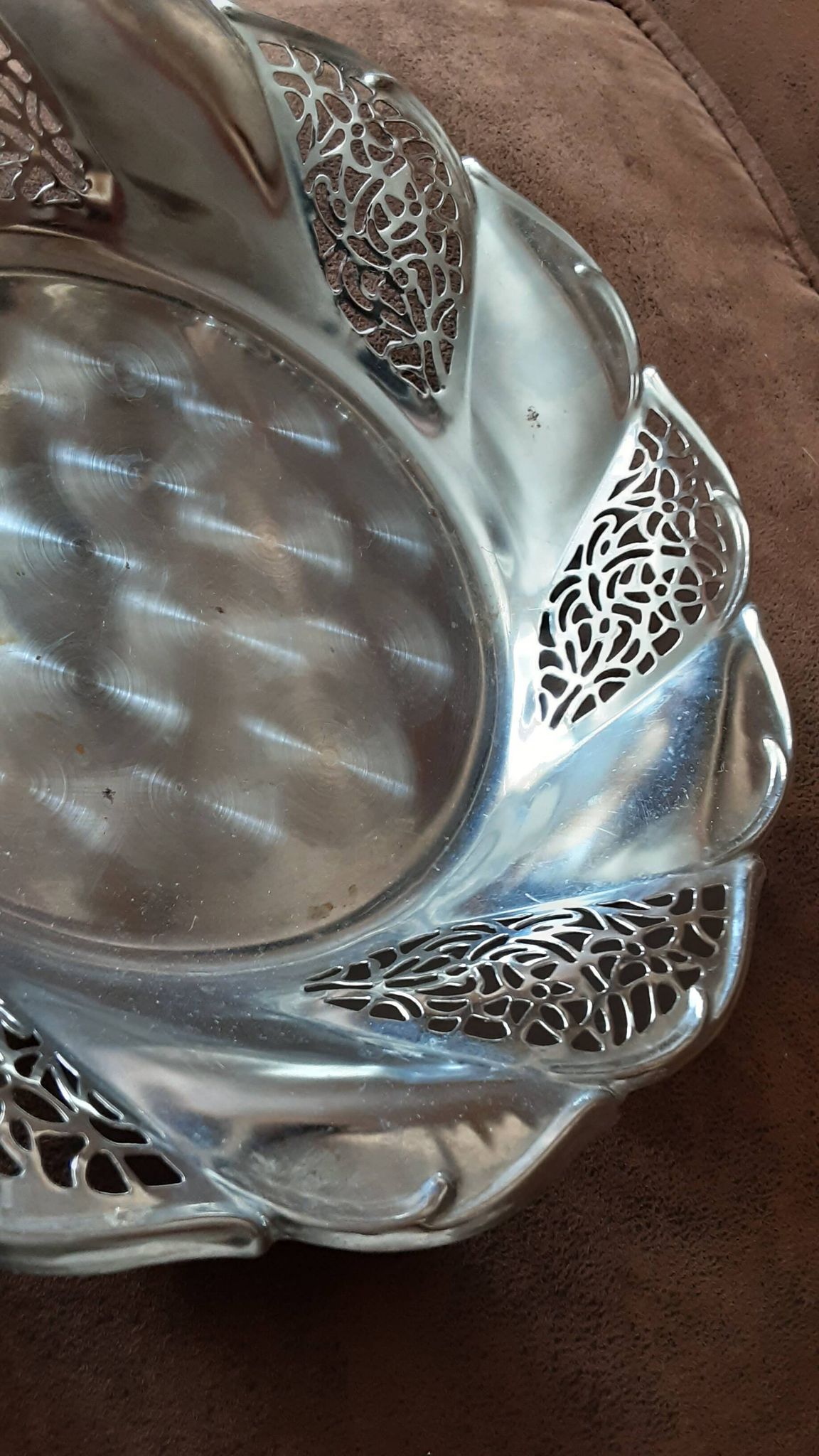 Vintage metal bin