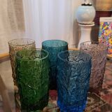 5 Geoffrey Baxter glasses by Whitefriars