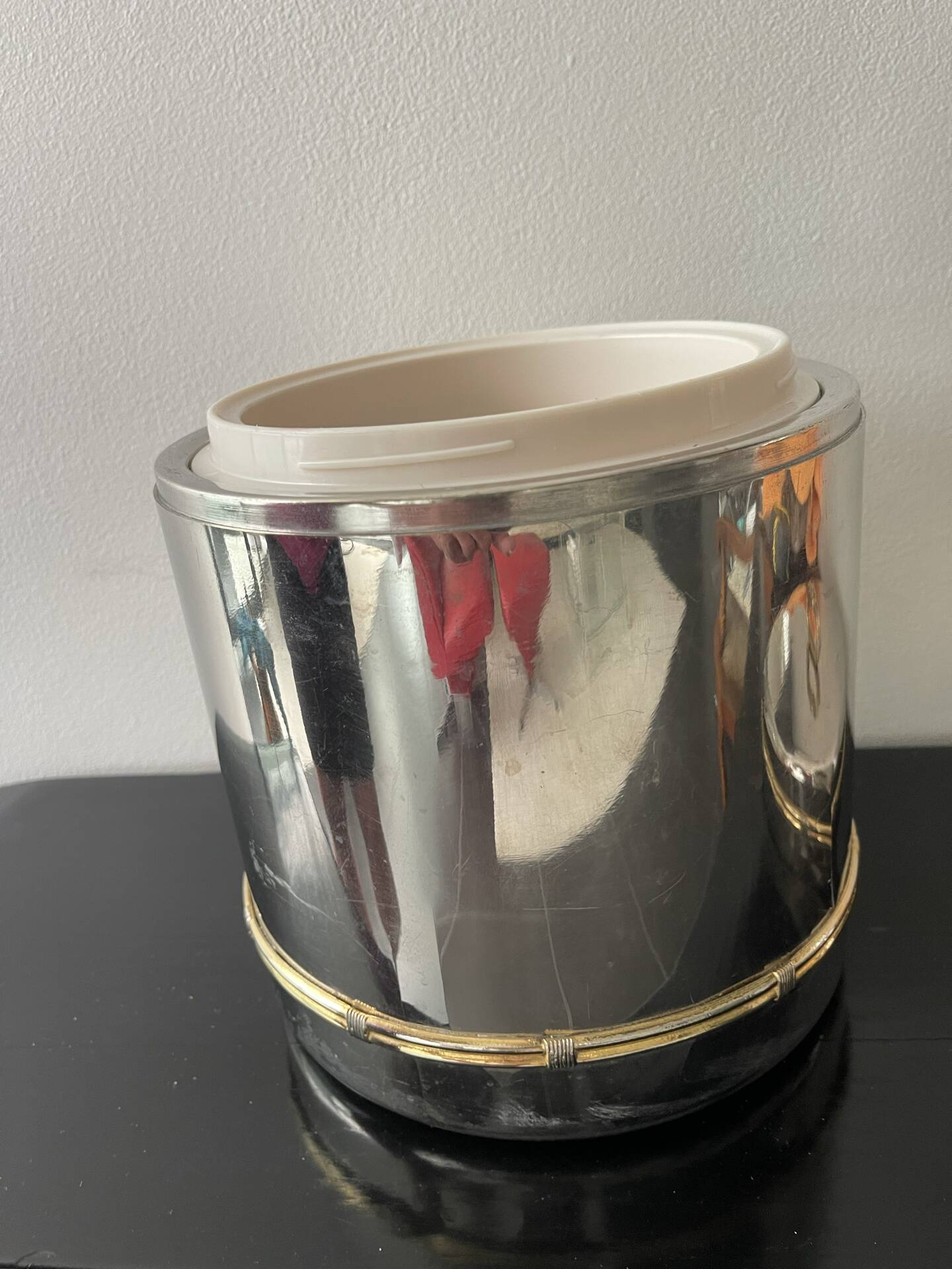 Gucci vintage champagne bucket silver-plated Hollywood Regency