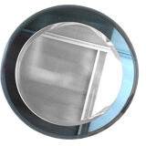 Luigi Fontana design blue cobalt mirror deco years 40 Fontana Arte