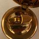 Table lighter, ball-shaped gold color