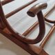 Old wall rack in curved wood, 1900s era