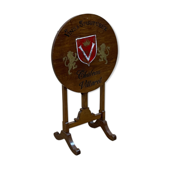 Table de vigneron en chêne des années 1930