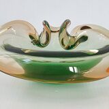 Vintage murano glass pouch tray 1960