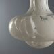 Vintage glass and chrome metal lamp, design, Italy, 1960s-1970s