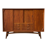 Teak Chest of Drawers, Denmark 1950s, Mid-Century Modern, Vintage