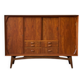 Commode en teck, Danemark, années 1950, style moderne du milieu du siècle, vintage