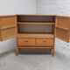Decorative 'N-Line' bar cabinet in oak by P&J Neirinck, 1968