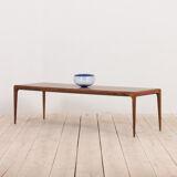 Table basse en bois de rose par Johannes Andersen pour CFC Silkeborg, années 1960