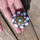 Genuine stoneware door knobs