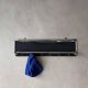 Vintage coat rack 1960s chrome black wall rack
