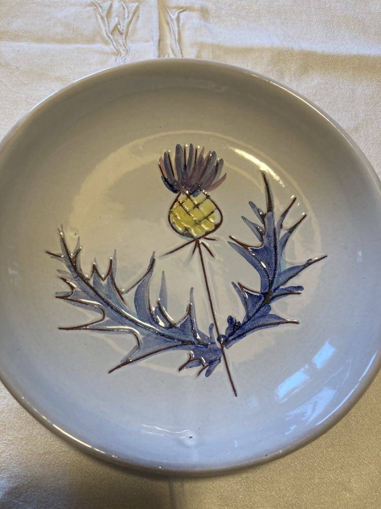 Vallauris thistle plates