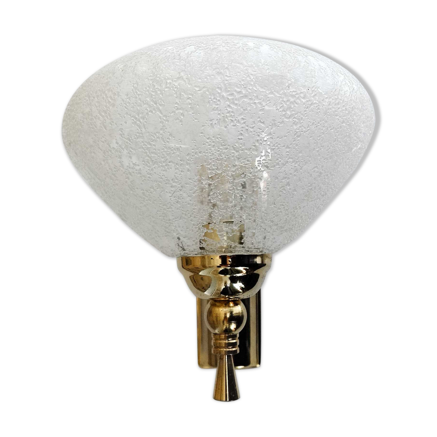 Wall sconce transparent glass