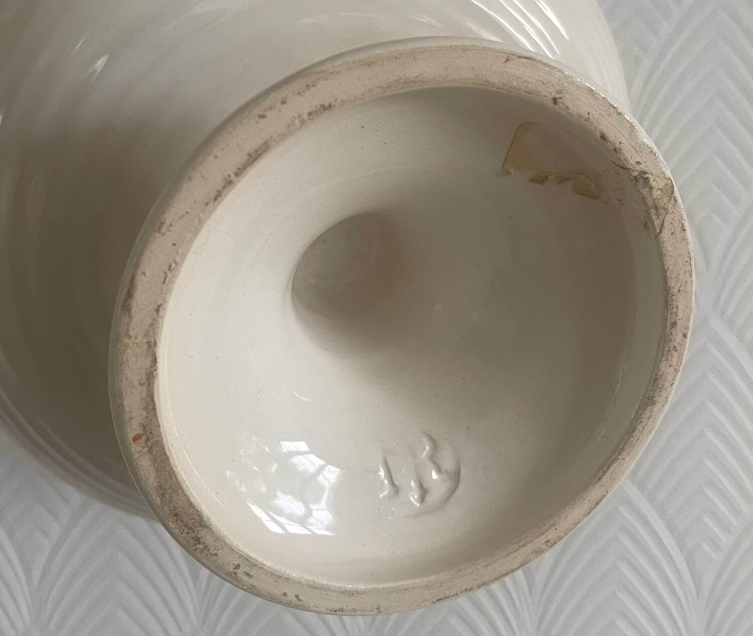 Antique openwork porcelain cup