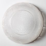 Salad Bowl Fleur, Vintage Decorative Clear Large Fruit Glass Bowl / Arcoroc