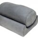 Grande chaise longue et pouf en cuir, 1970