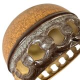 Vintage brown ceramic fat lava suspension