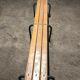 Vintage school bench Height 45 cm - wood and tubular metal structure
