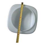 Vintage wall lamp, ceiling light in opaline glass