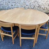 Set table and 6 chairs borge mogensen 1960