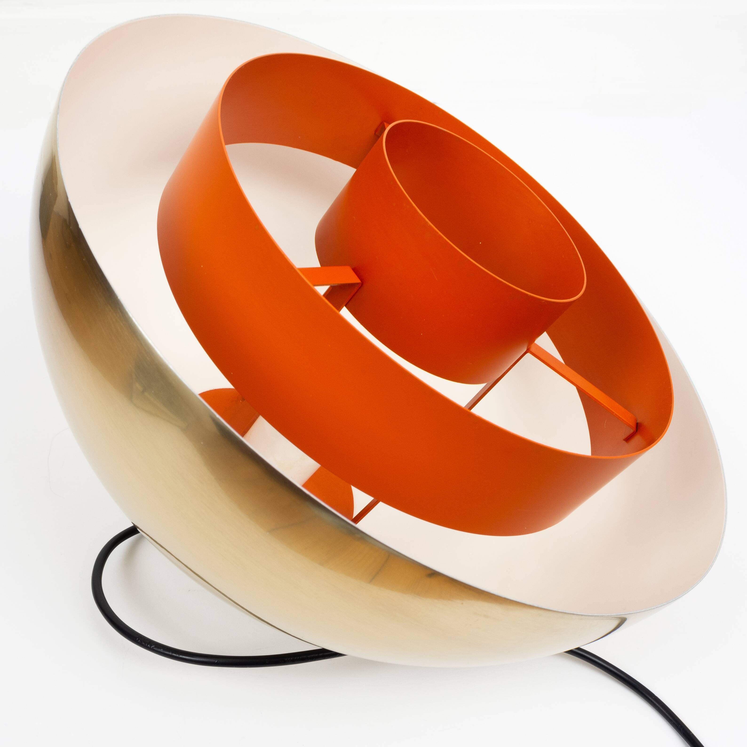 Danish vintage pendant lamp Milieu by Jo Hammerborg, Lyfa, 1970s