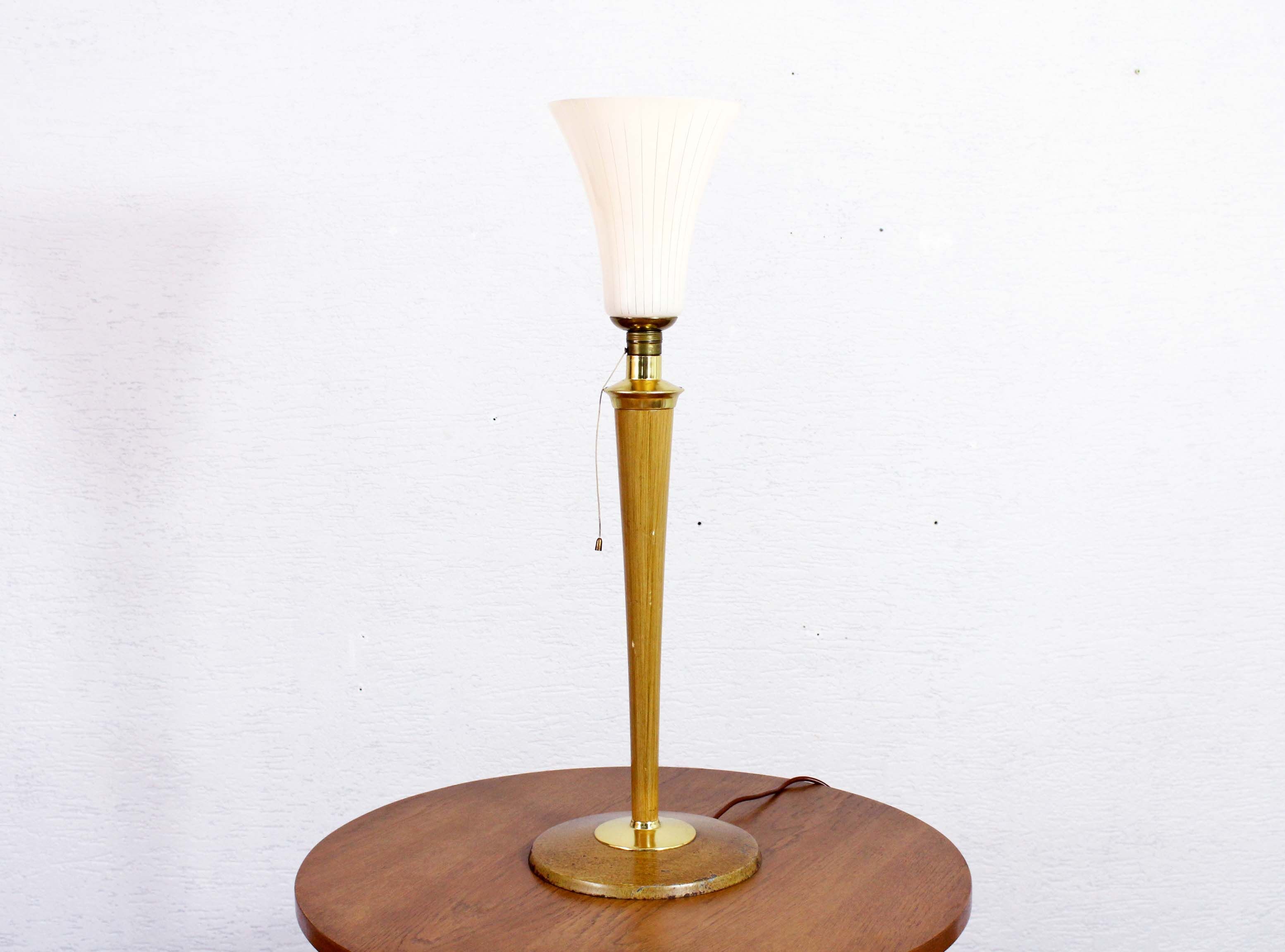 Mazda art déco lampe années 50