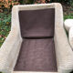 Corduroy armchair