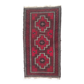 Kazak carpet with a geometric medallion design – Late 20th century 136 x 72 cm