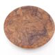 Under wooden dish