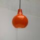 Mid-Century German Glass Pendant Lamp AH by Peill & Putzler, Set of 3