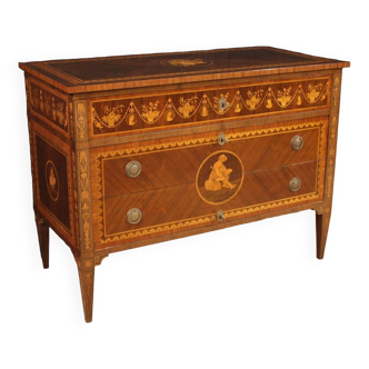 Commode marquetée du 20ème siècle de style Louis XVI