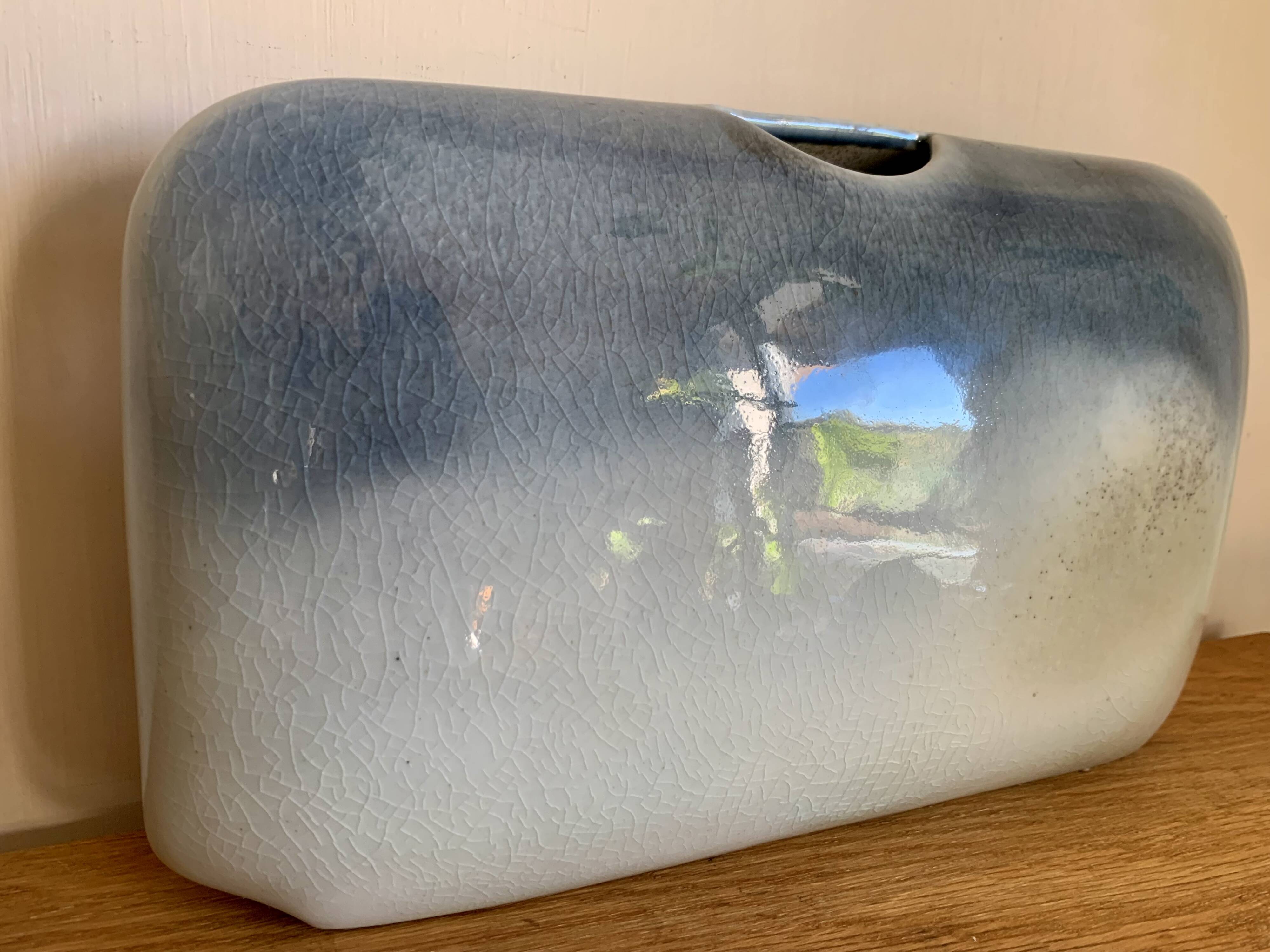 Large designer vase attributed to Pierre Lèbe, 1970