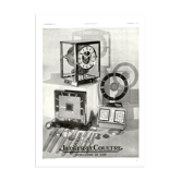 Vintage poster 30s Jaeger le Coultre Montre