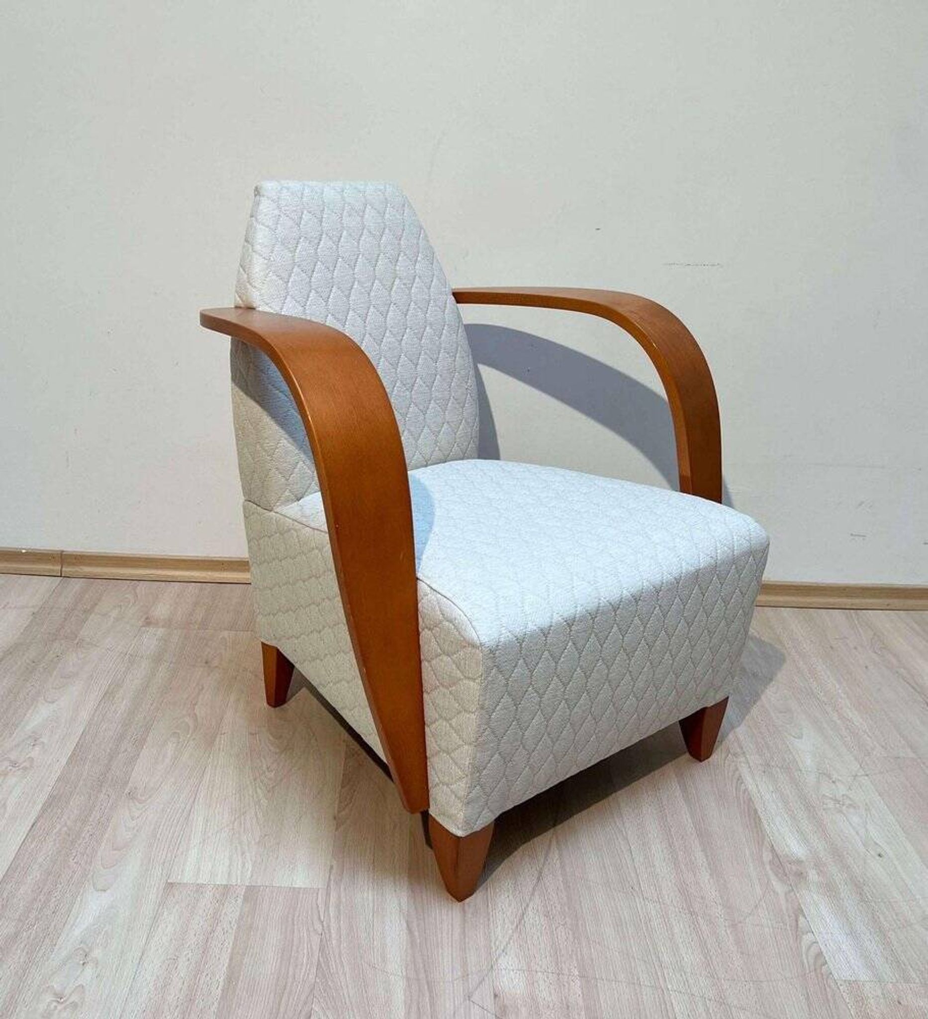 Spanish Club Chair in Beech and Plywood, 1990s