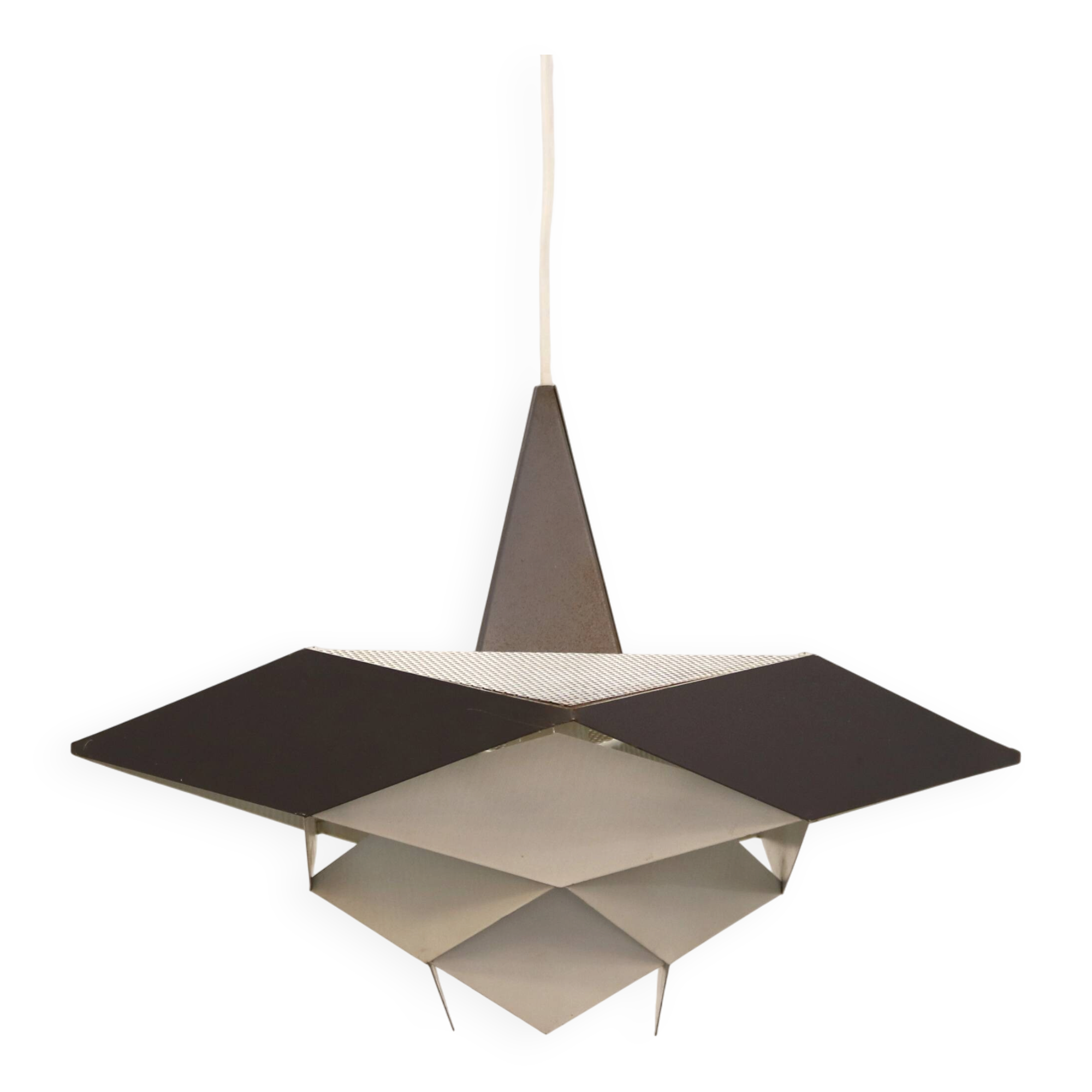 XL Mid-Century Modern Pendant Lamp: Preben Dahl Symfoni, Denmark 1960s