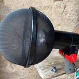 Red and black MICRO wall light by Roger Tallon for ERCO circa 1970