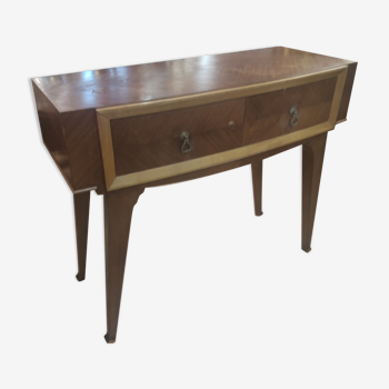 Console en acajou et frêne vers 1950/60