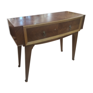 Console en acajou et frêne vers